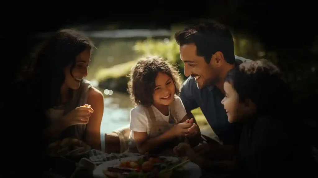 Simulación de la visión con glaucoma: visión periférica oscurecida, como si se mirara a través de un túnel