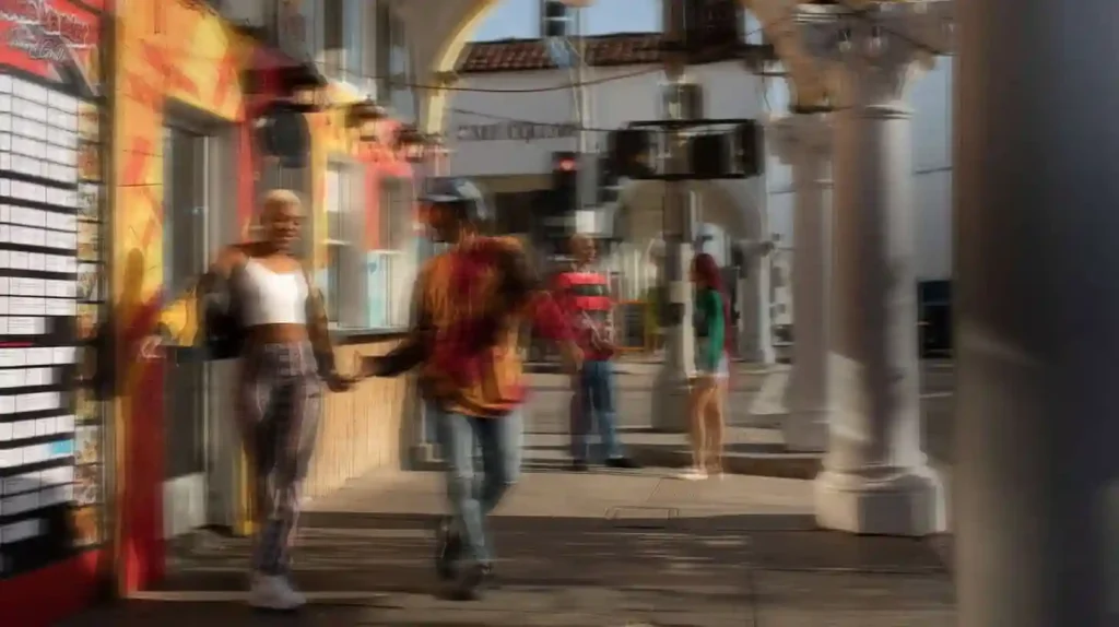 Simulación de la visión con ojo seco: imagen borrosa, con sensación de neblina y deslumbramiento por la luz